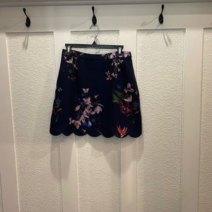 Ted Baker dark navy skirt Size 2